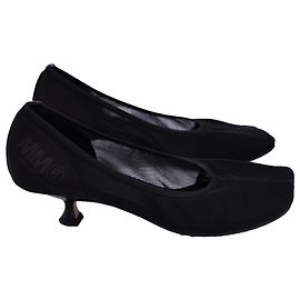 Maison Martin Margiela MM6 Décolleté Maison Margiela Mesh in Poliammide Nera Nero