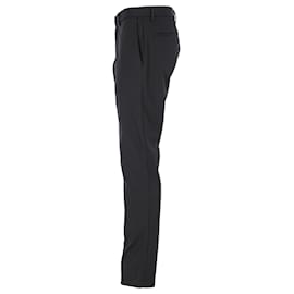 Theory-Theory Slim Casual Trousers in Black Polyamide-Black