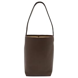 The row-The Row Small N/S Park Tote in Brown Leather-Brown