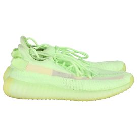 ADIDAS YEEZY BOOST 350 V2 em Primeknit Verde 'Glow' Verde