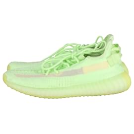 Adidas-ADIDAS YEZY BOOST 350 V2 in Primeknit verde "Glow".-Verde