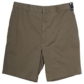 Fendi-Pantalones cortos Fendi de algodón verde militar-Verde