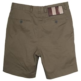Fendi-Pantalones cortos Fendi de algodón verde militar-Verde
