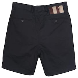 Fendi-Pantaloni Corti Fendi in Cotone Nero-Nero