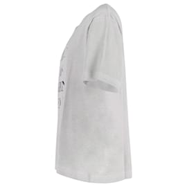 Acne-Camiseta Acne Studios Exford impressa reativa ao calor em algodão cinza-Cinza