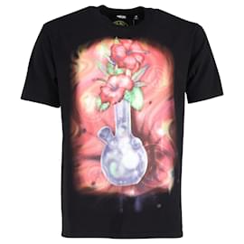 Dries Van Noten-T-shirt Dries Van Noten Airbrush Vase in cotone nero-Altro