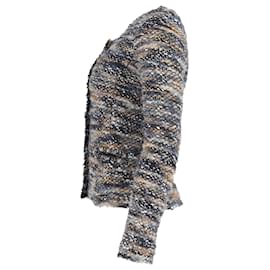 Iro-Veste Iro Molly en tweed bouclé et laine mélangée multicolore-Autre,Imprimé python
