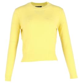 Isabel Marant-Isabel Marant Crewneck Sweater in Yellow Cashmere-Yellow