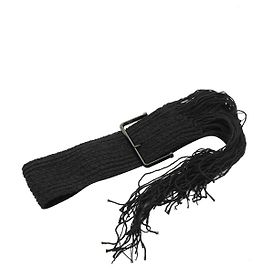 Maison Martin Margiela Cinto de borla tecido Maison Margiela em algodão e linho preto Preto