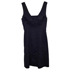 Miniabito senza maniche Philosophy Di Alberta Ferretti in lana Blu Navy Blu Blu navy