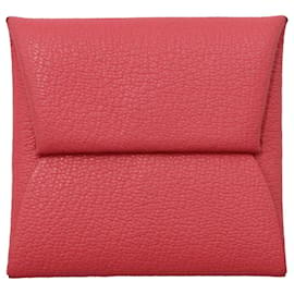 Hermès-Hermes Bastia Münzgeldbörse aus rosa Chevre-Leder-Pink