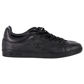Baskets Louis Vuitton Luxembourg en cuir noir Noir