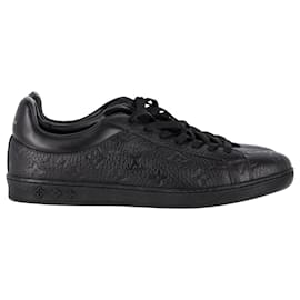 Louis Vuitton-Louis Vuitton Luxembourg Sneakers in Black Leather-Black