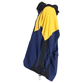 Balenciaga-Balenciaga Double Hem Windbreaker Jacket in Multicolor Polyamide-Other,Python print