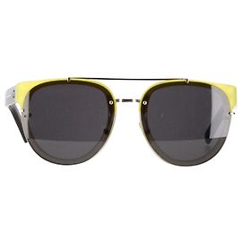 Christian Dior Dior CD000885 Blacktie Round-Frame Sunglasses in Black Acetate Black