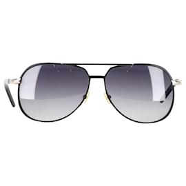 Christian Dior-Óculos de sol Dior Homme Aviator em metal preto-Preto