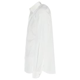 Givenchy-Camicia Givenchy con ricamo stella in cotone bianco-Bianco