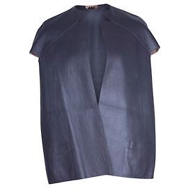 Marni Kurzarmjacke aus grauem Leder Grau