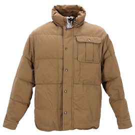 Anorak Moncler x Palm Angels Genius Fieldrush de algodón beige Castaño Beige