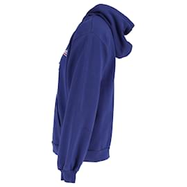 Balenciaga-Sudadera con capucha de campaña política Balenciaga en algodón azul marino-Azul marino