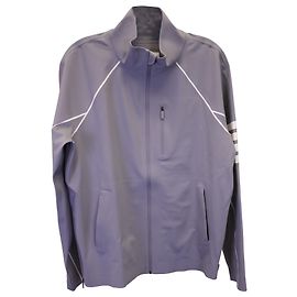 Thom Browne 4-Bar Kompressionsjacke mit Reißverschluss aus grauem Polyamid Grau