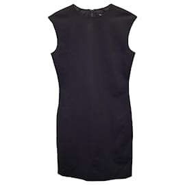 Theory-Theory Bi-Stretch Crepe Kleid aus schwarzer Viskose-Schwarz
