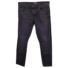 Tom Ford-Tom Ford Slim-Fit Denim Jeans in Black Cotton-Black