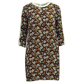 Mini-robe fleurie à manches découpées Sandro en viscose multicolore Autre