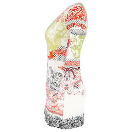 Etro-Mini-robe imprimée Etro en coton multicolore-Autre,Imprimé python