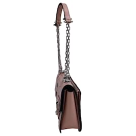 Proenza Schouler-Proenza Schouler Studded Hava Chain Shoulder Bag in Pink Leather-Pink