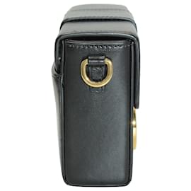 Dior-Dior 30 Montaigne Box Bag in Black Calfskin Leather-Black