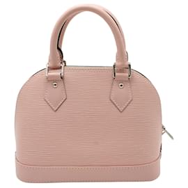 Louis Vuitton-Louis Vuitton Alma BB Tote Bag in Pink Epi Leather-Other