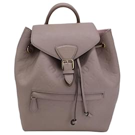 Louis Vuitton-Louis Vuitton Montsouris Backpack in 'Turtle Dove' Beige Monogram Empreinte Leather-Beige