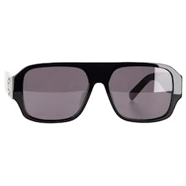Givenchy-Quadratische Givenchy-Sonnenbrille aus schwarzem Acetat-Schwarz