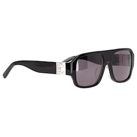 Givenchy-Givenchy Square Sunglasses in Black Acetate -Black