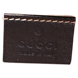 Gucci-Petit sac bandoulière Gucci Marmont en cuir noir-Noir