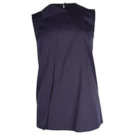 Hermès-Top sin mangas Hermes de algodón morado-Púrpura