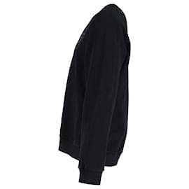Burberry-Burberry Monogram Motif Sweatshirt in Black Cotton-Black