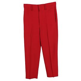 Pantalón Isabel Marant Étoile de algodón rojo Roja