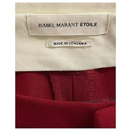 Isabel Marant-Isabel Marant Étoile Trousers in Red Cotton-Red