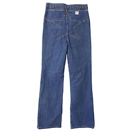 Marc Jacobs-Marc Jacobs Boyfriend Jeans in Blue Cotton Denim-Blue