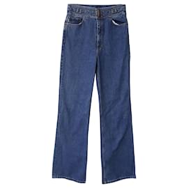 Marc Jacobs-Marc Jacobs Boyfriend Jeans in Blue Cotton Denim-Blue