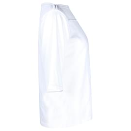 Hermès-Top Hermes in maglia in cotone e viscosa color crema-Bianco,Crudo
