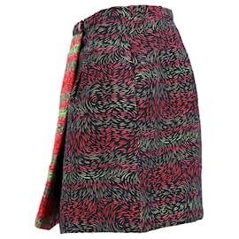 Kenzo-Falda cruzada con gráfico Kenzo en algodón multicolor-Multicolor