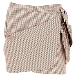 Isabel Marant Etoile-Etoile Isabel Marant Check Print Skirt in Multicolor Cotton-Other,Python print