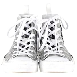 Dior-Dior B23 Baskets montantes en caoutchouc blanc-Blanc