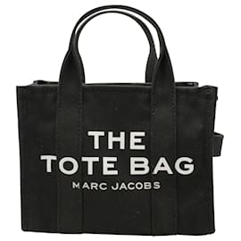 Marc Jacobs-Marc Jacobs Le Mini Cabas en Coton Noir-Noir