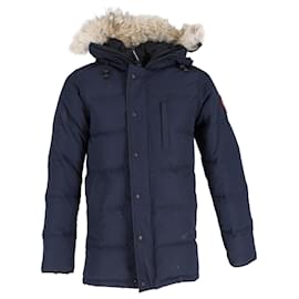 Canada Goose-Canada Goose Carson Parka Heritage in Navy Blue Polyester-Blue,Navy blue