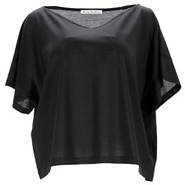 Camiseta de berço Acne Studios Susanna M em algodão preto Preto