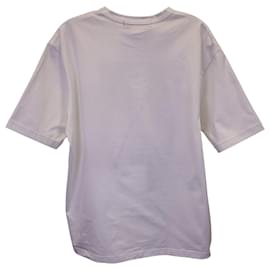 Comme Des Garcons-T-shirt Comme Des Garçons Design Patchwork in cotone Bianco-Bianco